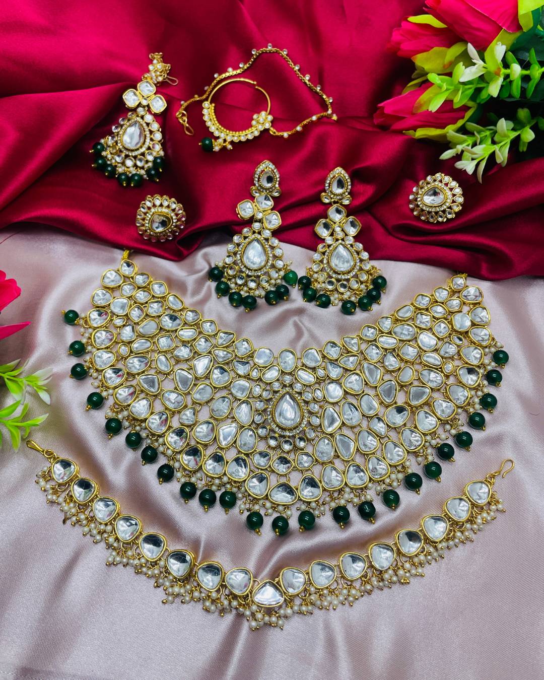 Tanya's Luxe Solitaire Semi Bridal Jewellery