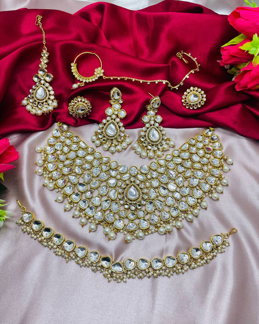 Tanya's Luxe Solitaire Semi Bridal Jewellery